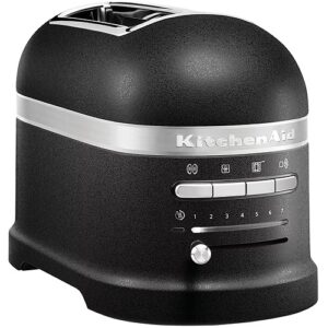 Grauzdiņu tosteris KitchenAid Artisan 2-slice Cast Iron Black, 1250W, 5KMT2204EBK