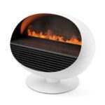 Keramiskais sildītājs ar kamīna efektu un aroma difuzoru Stadler Form Erik, 1500W, 20m², 3in1, ar pulti