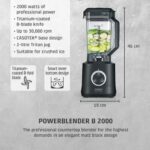 Blenderis ar krūzi CASO PowerBlender B 2000, 2000W, 2l Tritan™, 30000rpm, 8-blade system