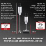 Blenderis ar piederumiem CASO HB 2400 Pro XL, AC 350W, 24000rpm, 29cm, Ner. tērauda/Titāna pārklājuma