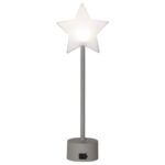 Uzlādējama LED dekorācija zvaigzne Star Trading Star on Base Blizz, 40cm, USB-C
