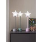 Uzlādējama LED dekorācija zvaigzne Star Trading Star on Base Blizz, 40cm, USB-C