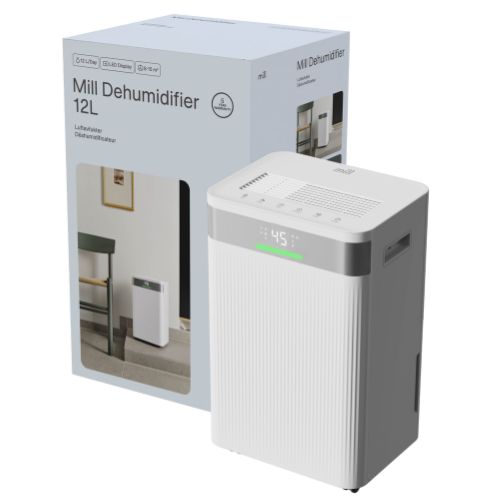 Mitruma savācējs Mill Dehumidifier MDH12, 200W, 12l/24h, 2l, <15m², 38 dB Mitruma savācējs Mill Dehumidifier MDH12, 200W, 12l/24h, 2l, <15m², 38 dB