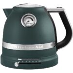 Elektriskā tējkanna ar regulējamu temp. KitchenAid Artisan Pebbled Palm, 2400W, 1.5l, 50-100 °C
