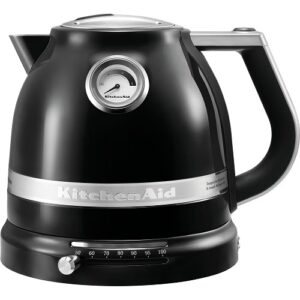 Elektriskā tējkanna ar regulējamu temp. KitchenAid Artisan Onyx Black, 2400W, 1.5l, 50-100 °C