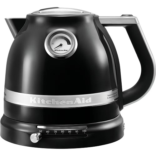 Elektriskā tējkanna ar regulējamu temp. KitchenAid Artisan Onyx Black, 2400W, 1.5l, 50-100 °C Elektriskā tējkanna ar regulējamu temp. KitchenAid Artisan Onyx Black, 2400W, 1.5l, 50-100 °C