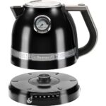 Elektriskā tējkanna ar regulējamu temp. KitchenAid Artisan Onyx Black, 2400W, 1.5l, 50-100 °C Elektriskā tējkanna ar regulējamu temp. KitchenAid Artisan Onyx Black, 2400W, 1.5l, 50-100 °C