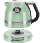 Elektriskā tējkanna ar regulējamu temp. KitchenAid Artisan Pistachio, 2400W, 1.5l, 50-100 °C