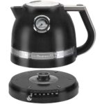 Elektriskā tējkanna ar regulējamu temp. KitchenAid Artisan Cast Iron Black, 2400W, 1.5l, 50-100 °C