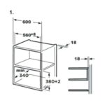 Iebūvējama mikroviļņu krāsns Midea Solo MBMTG8203MV-BK, 800W, 38cm, 8prog., Ner. tērauda