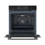 Iebūvējama cepeškrāsns Midea Total Black MBON5M90E6-BK, 60cm, 3D Hot Air, AquaClean, 9Prog.