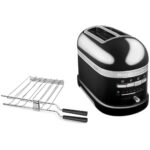 Grauzdiņu tosteris KitchenAid Artisan 2-slice Onyx Black, 1250W, 5KMT2204EOB