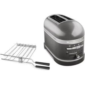 Grauzdiņu tosteris KitchenAid Artisan 2-slice Medallion Silver, 1250W, 5KMT2204EMS