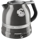 Elektriskā tējkanna ar regulējamu temp. KitchenAid Artisan Medallion Silver, 2400W, 1.5l, 50-100 °C