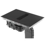 Iebūvējama indukcijas virsma ar nosūcēju Midea ELEVA MIH740Y038B, 80cm, 7400W, Booster, FlexZone