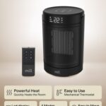 Keramiskais sildītajs Mill Ceramic fan heater FH1500BLACK, 1500W, 20m², Oscilējošs, ar pulti Keramiskais sildītajs Mill Ceramic fan heater FH1500BLACK, 1500W, 20m², Oscilējošs, ar pulti