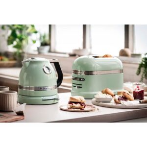 Elektriskā tējkanna ar regulējamu temp. KitchenAid Artisan Pistachio, 2400W, 1.5l, 50-100 °C Elektriskā tējkanna ar regulējamu temp. KitchenAid Artisan Pistachio, 2400W, 1.5l, 50-100 °C