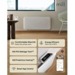 Viedais konvekcijas sildītājs Mill Smart Panel Heater PA1500WIFI4A, 1500W, 18-22 m², Sienas/Brīvi stāvošs Viedais konvekcijas sildītājs Mill Smart Panel Heater PA1500WIFI4A, 1500W, 18-22 m², Sienas/Brīvi stāvošs