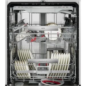 Iebūvējama trauku mazgājamā mašīna AEG 9000 Series NG97IX50PK, 60cm, ComfortLift®, Push2Open Iebūvējama trauku mazgājamā mašīna AEG 9000 Series NG97IX50PK, 60cm, ComfortLift®, Push2Open