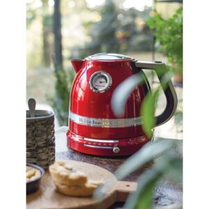 Elektriskā tējkanna ar regulējamu temp. KitchenAid Artisan Candy Apple, 2400W, 1.5l, 50-100 °C