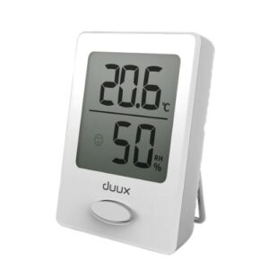 Bezvadu termometrs un higrometrs Duux Sense DXHM01, 10-99%, -40-60⁰C, 1xCR2032, Ar magnētu