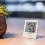 Bezvadu termometrs un higrometrs Duux Sense DXHM01, 10-99%, -40-60⁰C, 1xCR2032, Ar magnētu Bezvadu termometrs un higrometrs Duux Sense DXHM01, 10-99%, -40-60⁰C, 1xCR2032, Ar magnētu