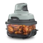 Karstā gaisa friteris Ninja CRISPi 4-in-1 FN101EUSG, 1700W, 1.4+3.8l, Stikla, Sage Green