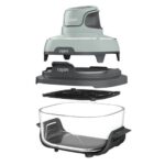 Karstā gaisa friteris Ninja CRISPi 4-in-1 FN101EUSG, 1700W, 1.4+3.8l, Stikla, Sage Green
