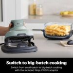 Karstā gaisa friteris Ninja CRISPi 4-in-1 FN101EUSG, 1700W, 1.4+3.8l, Stikla, Sage Green