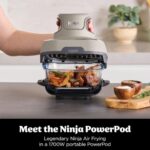 Karstā gaisa friteris Ninja CRISPi 4-in-1 FN101EUST, 1700W, 1.4+3.8l, Stikla, Beige Karstā gaisa friteris Ninja CRISPi 4-in-1 FN101EUST, 1700W, 1.4+3.8l, Stikla, Beige