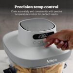 Karstā gaisa friteris Ninja CRISPi PRO 5in1 XL Glass AS090EUWH, 2000W, 5.7+2.3l, Balts/Stikla