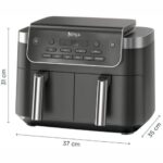 Karstā gaisa friteris Ninja DualZone DZ801EU, 2470W, 2x3.8l, 6prog.