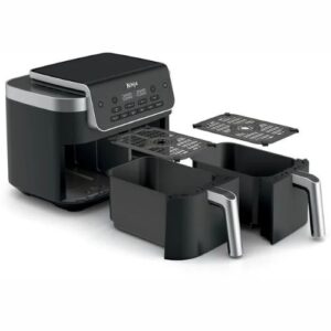 Karstā gaisa friteris Ninja DualZone DZ801EU, 2470W, 2x3.8l, 6prog.