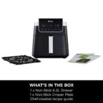 Karstā gaisa friteris Ninja MAX PRO AF180EU, 2000W, 6.2l, 6prog., Melns Karstā gaisa friteris Ninja MAX PRO AF180EU, 2000W, 6.2l, 6prog., Melns