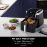 Karstā gaisa friteris Ninja MAX PRO AF180EU, 2000W, 6.2l, 6prog., Melns Karstā gaisa friteris Ninja MAX PRO AF180EU, 2000W, 6.2l, 6prog., Melns