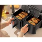 Karstā gaisa friteris Ninja DualZone XL DZ950EU, 2470W, 2x4.75l, 6prog., ar termozondi