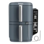 Karstā gaisa friteris Ninja Double Stack XL SL500EU, 2470W, 2x4.75l, 6prog., ar termozondi