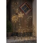 LED āra dekorācija briedis Star Trading Vicke, 50x60cm, 70LED, 3xAA, ar taimeri
