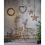 LED āra dekorācija briedis Star Trading Vicke, 3.2W, 70x100cm, 120LED, 325lm, IP44
