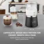 Elektriskais piena putotājs Caso CappuLatte, 600W, 400ml, 5prog., Stikla