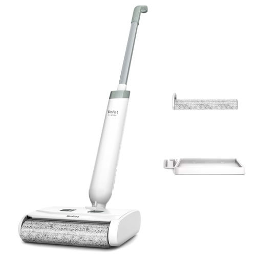 Bezvadu cieto grīdu mazgātājs Tefal X-Wash Wet&Dry GF1022F3, 180°, 0.34/0.52l, Balts/Zaļš Bezvadu cieto grīdu mazgātājs Tefal X-Wash Wet&Dry GF1022F3, 180°, 0.34/0.52l, Balts/Zaļš